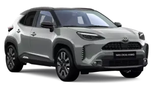 Srebrny Yaris Cross Hybrid. Sprawdź atrakcyjną **toyota hybryda cenę** i ciesz się jazdą.