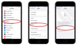 Konfiguracja Apple CarPlay w ustawieniach iPhone'a. Widok ekranu z opcją CarPlay, a następnie wybór samochodu Skoda.