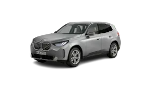 Srebrny BMW X3 na czarnym tle. Sprawdź aktualną bmw x3 cena i dostępne konfiguracje.