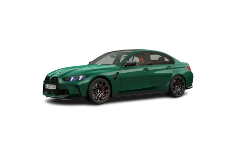 Zielony BMW M3 z brązowym wnętrzem. Sprawdź aktualną bmw m3 cena i konfigurację.