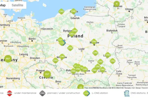 Gdzie tankować gaz ziemny CNG? Sprawdź dostępne stacje w Polsce