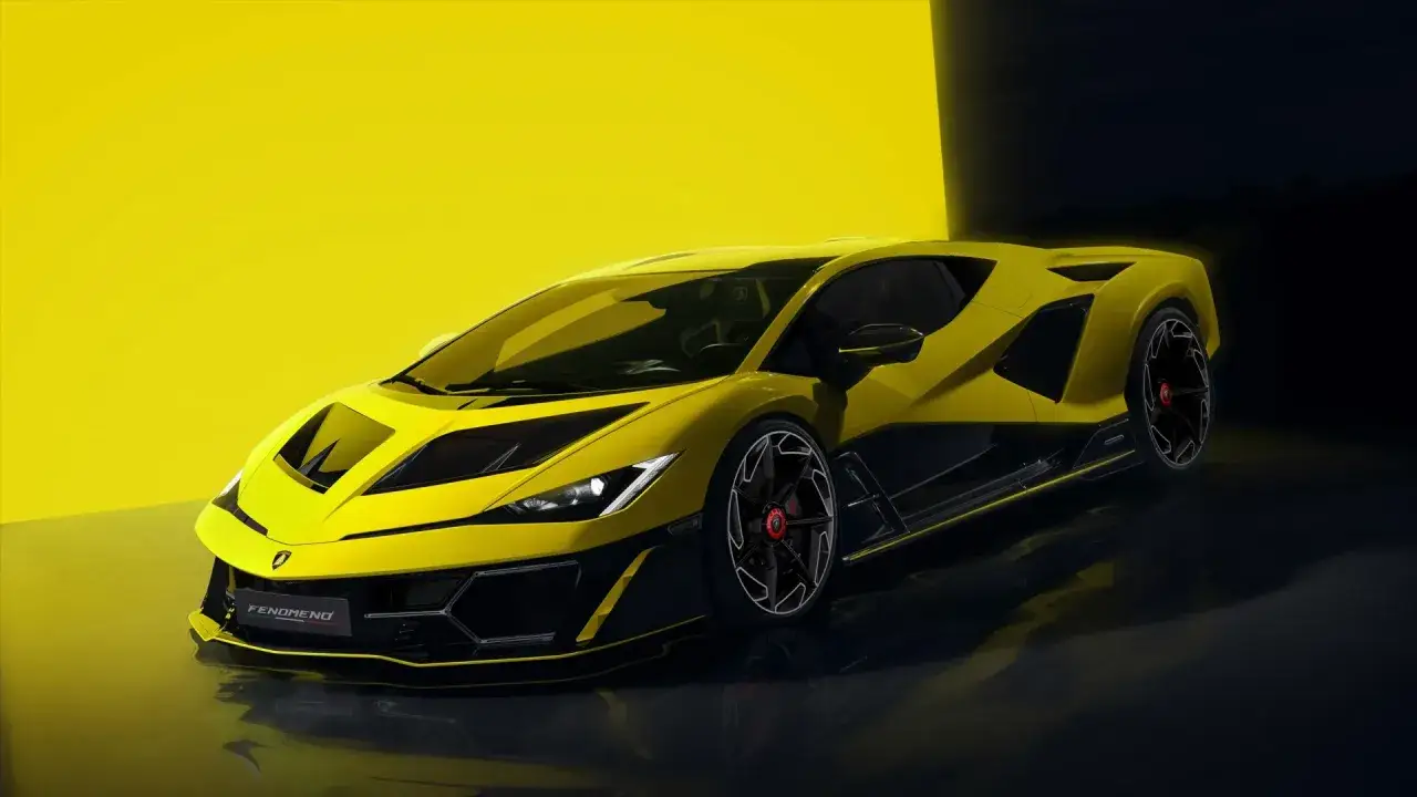 Żółte Lamborghini Fenomeno. Zastanawiasz się, ile kosztuje Lamborghini? Ten model to marzenie.