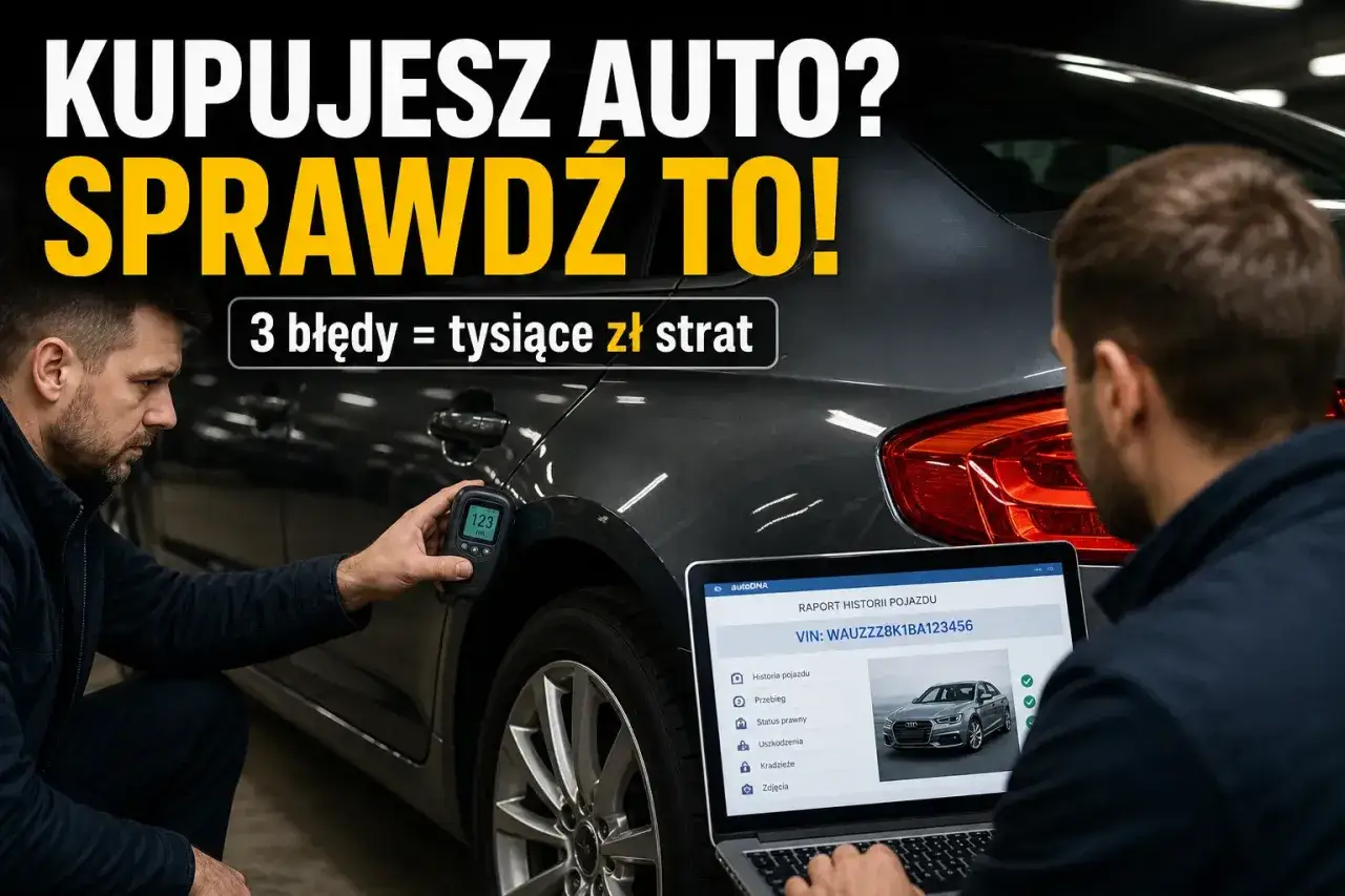 Kupujesz samochód bezpośrednio od właściciela? Sprawdź lakier miernikiem i raport VIN, by uniknąć strat.